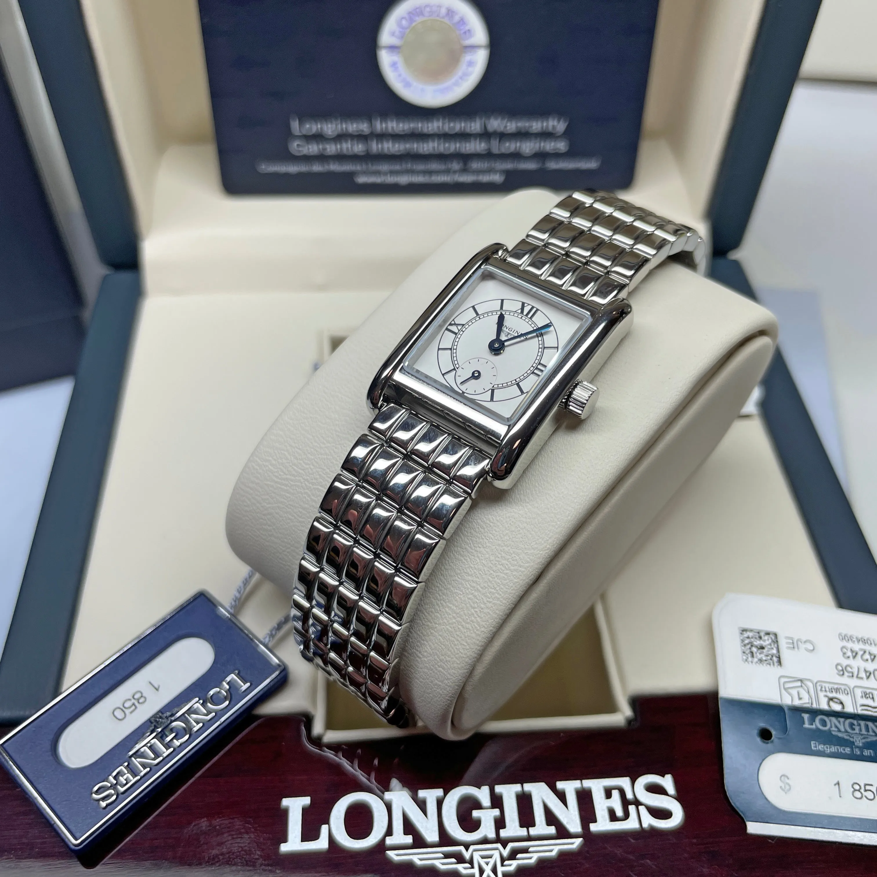 Longines Mini DolceVita Quartz Stainless Steel Watch 21.5x29MM L52004756