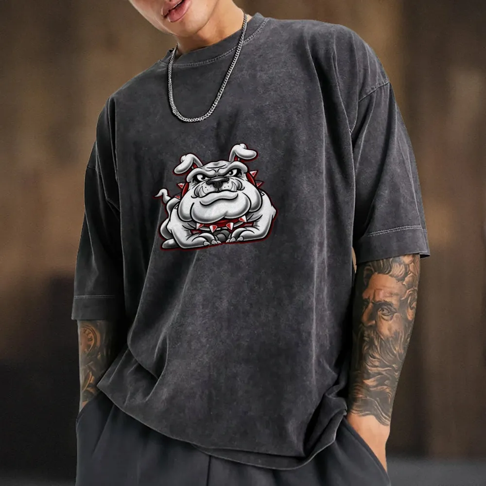 Mens Dog Print Tee