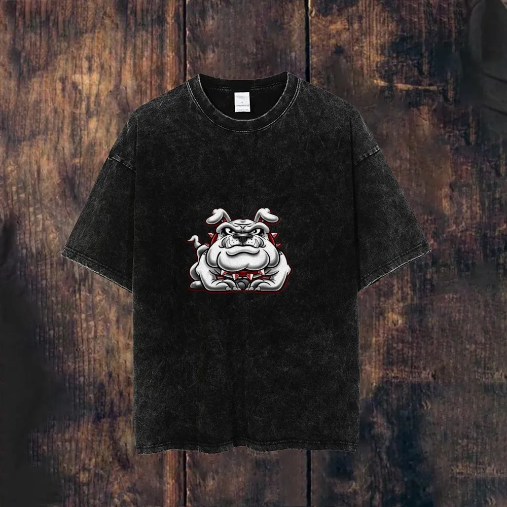 Mens Dog Print Tee