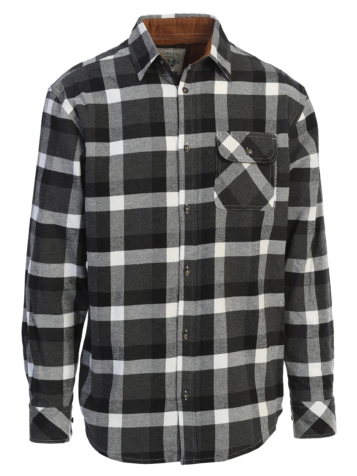 Men's Flannel w/ Corduroy Contrast