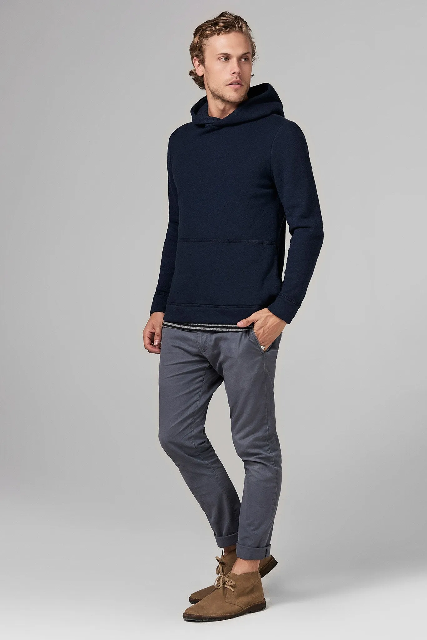 Men's French Terry Pullover Hoodie