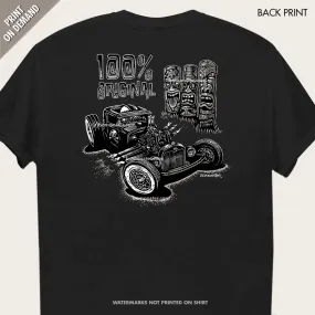 Men's Rat Rod 100% Original Classic Black Tee