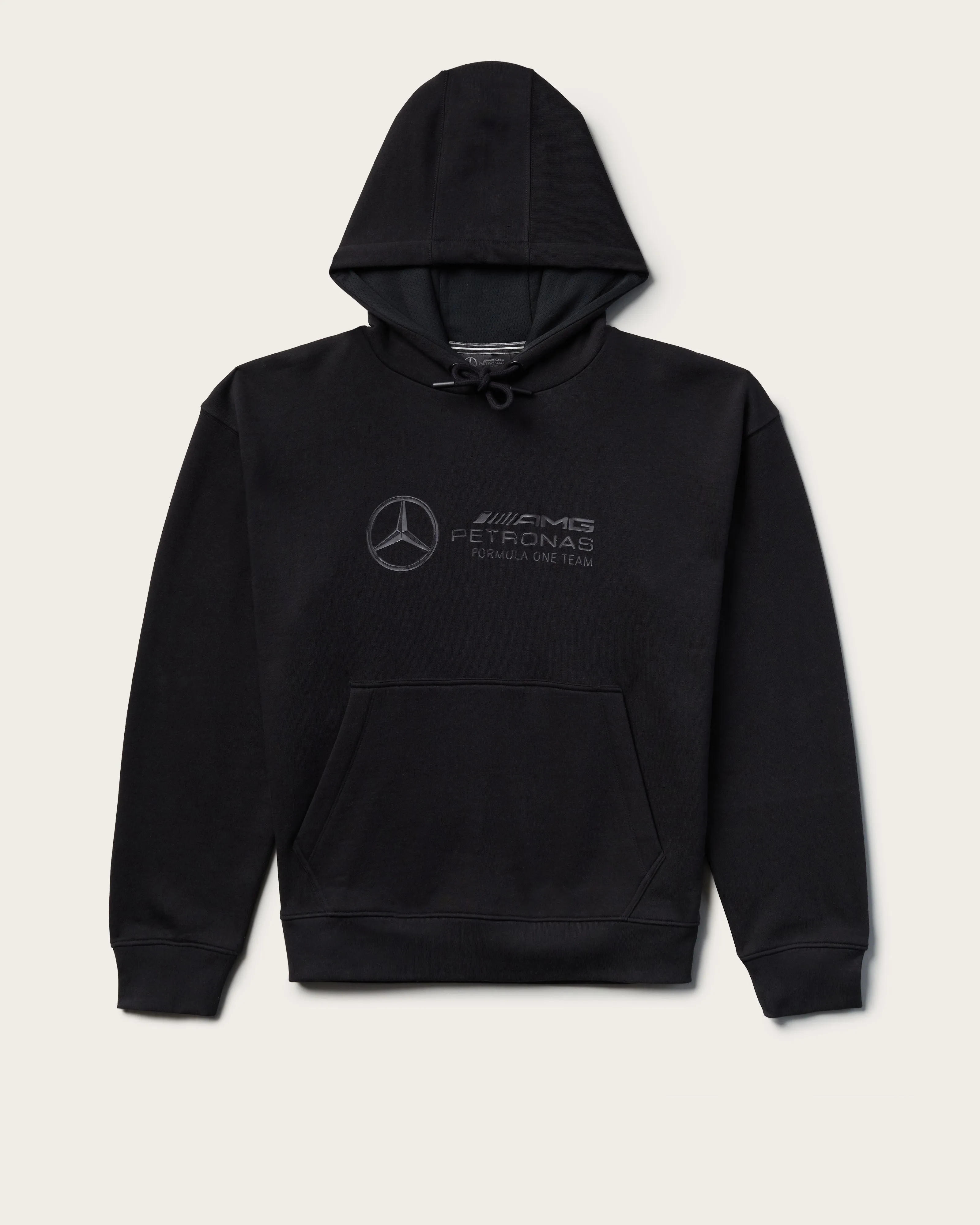 Mens Stealth Logo Hooded Sweat Black