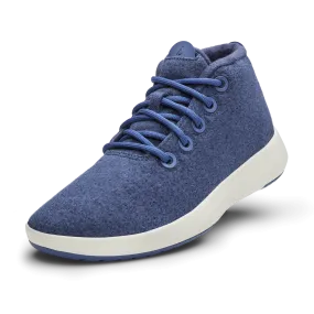 Men's Wool Runner-up Mizzles - Hazy Indigo (Natural White Sole)