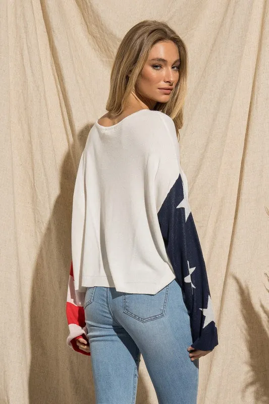 ‘Merica Knit Top