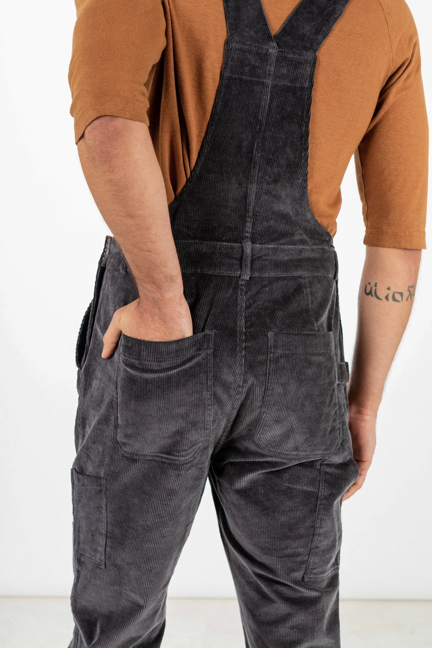 Miller Overall / Charcoal Corduroy