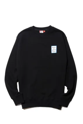 MINI BLUE FRAME CREWNECK CO BLACK