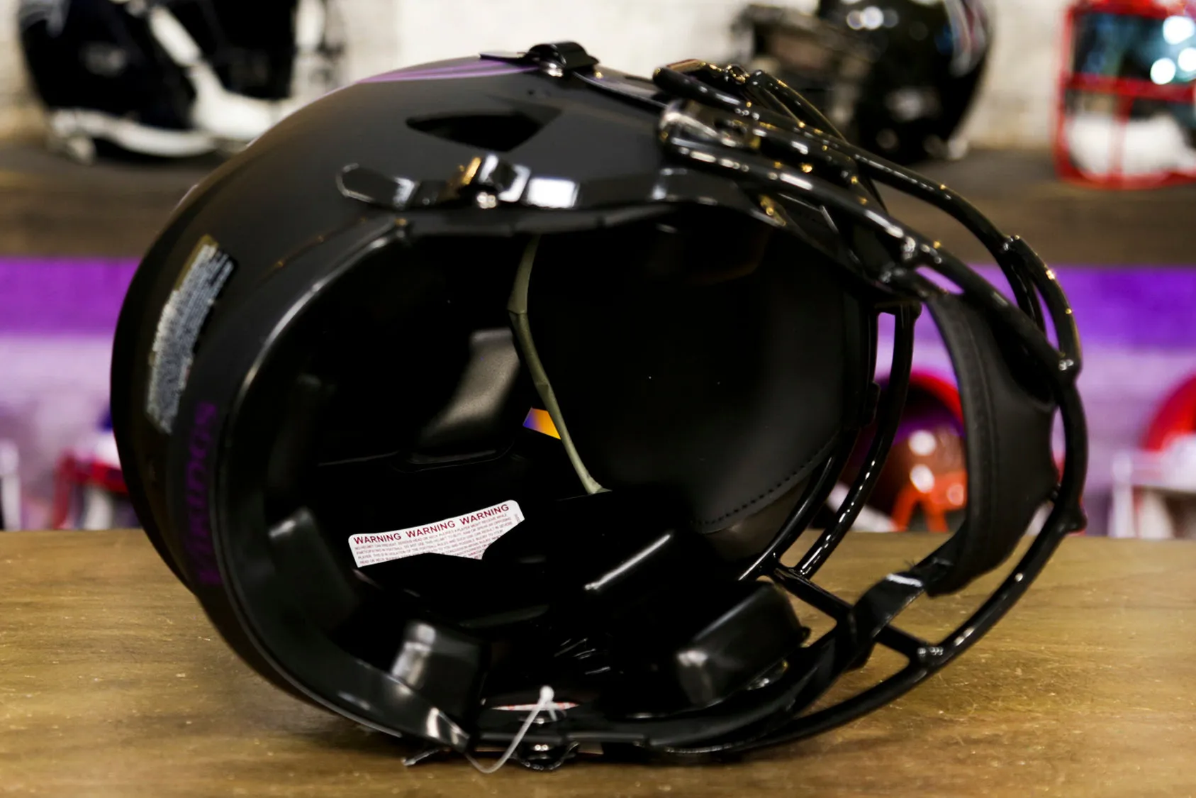 Minnesota Vikings Riddell Speed Authentic Helmet - Eclipse