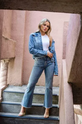 Molly Flared Jean - Vintage Wash