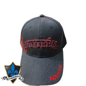 Montreal  baseball Cap with Canada maple leaf.