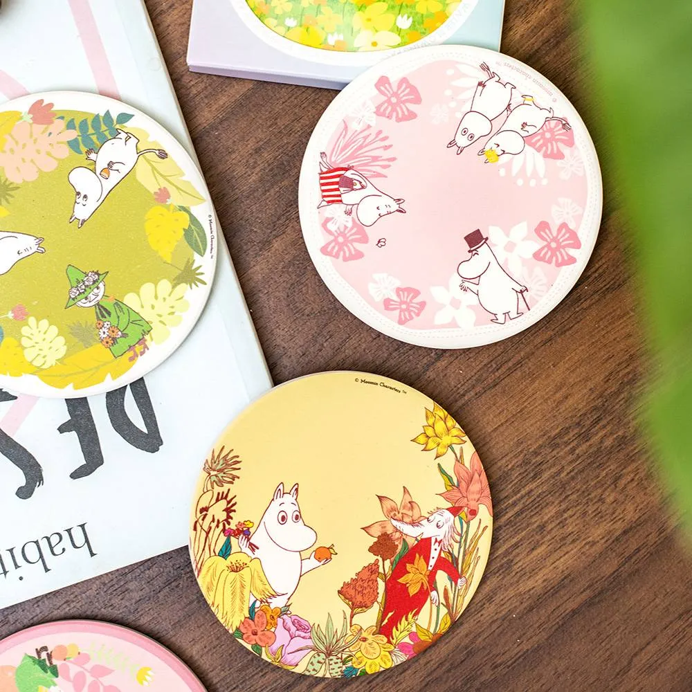 Moomin Dream Ceramic Coaster Pink - Euroeat