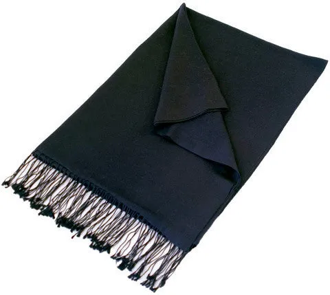 Navy Blue Pashmina Shawl