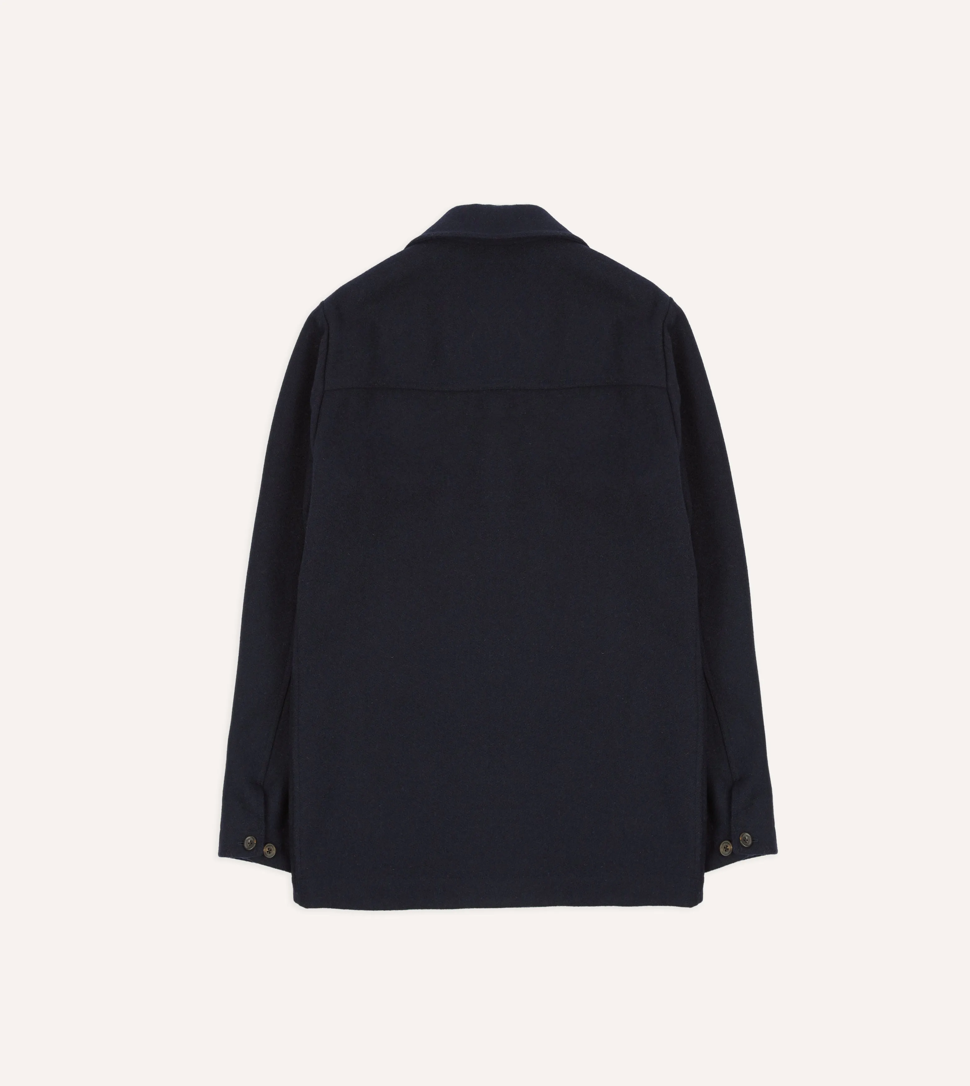 Navy Melton Wool Donkey Chore Jacket