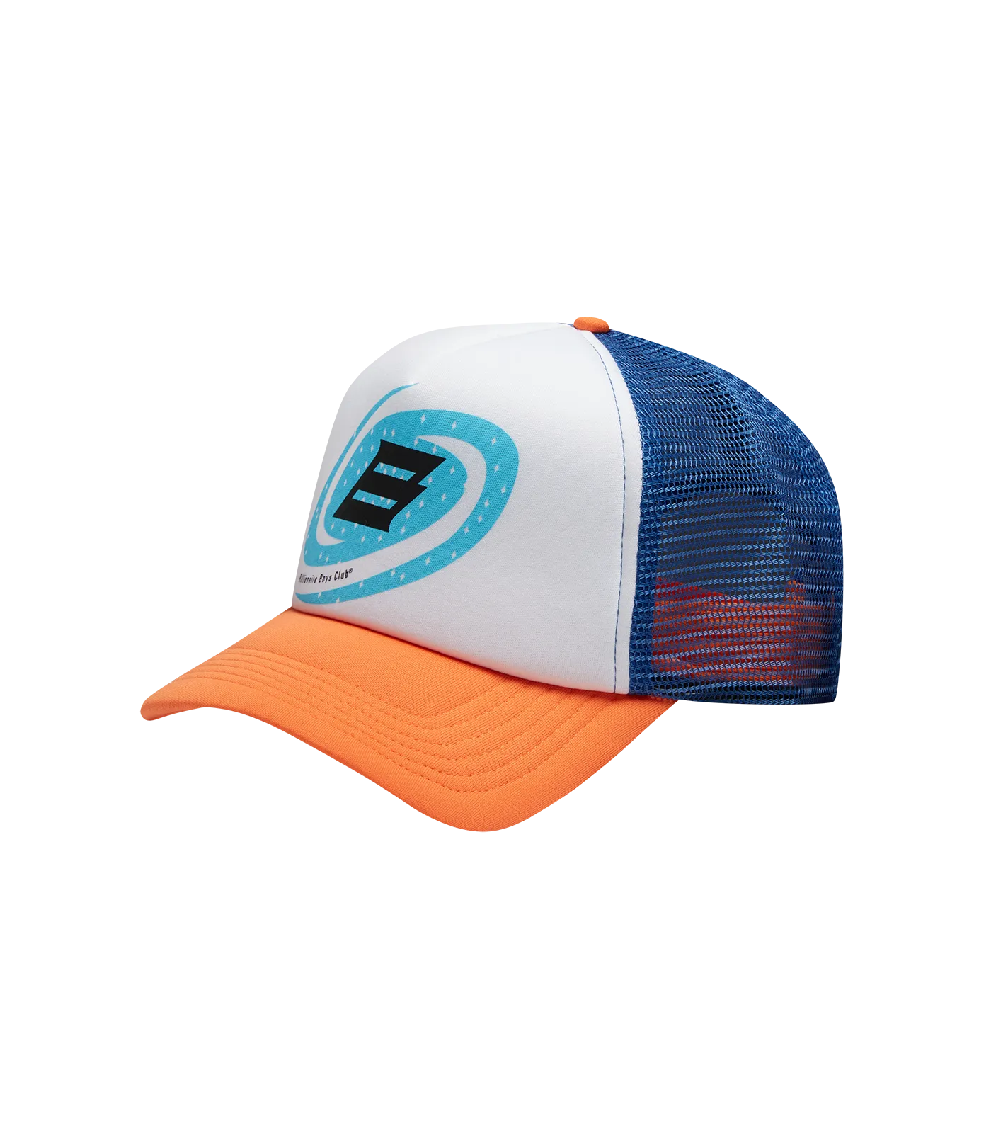 NEBULA TRUCKER CAP - ORANGE/BLUE