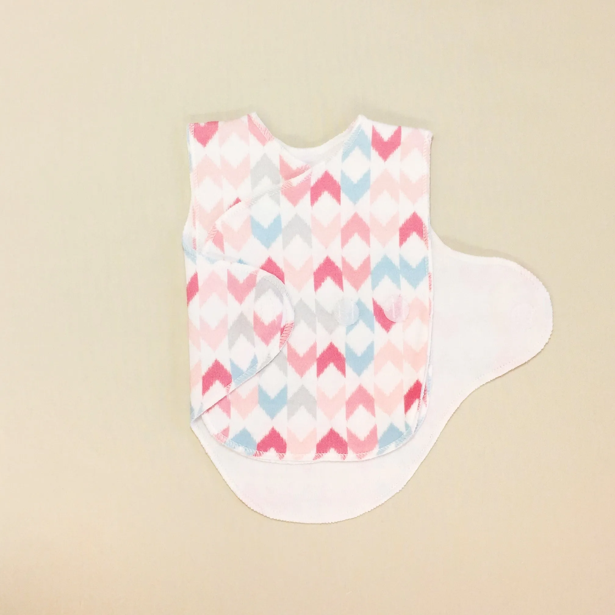 NICU Friendly Wrap Set Pink Chevron