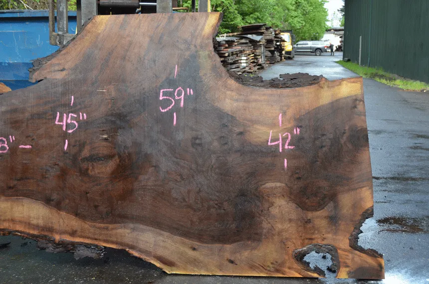 Oregon Black Walnut Slab 042621-01