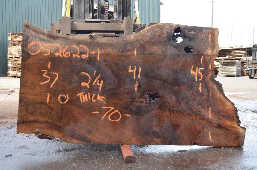 Oregon Black Walnut Slab 052622-01