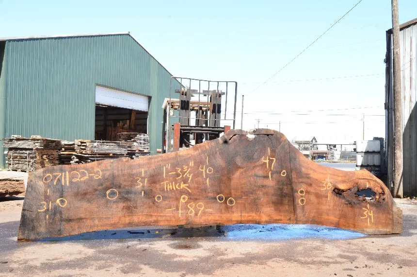 Oregon Black Walnut Slab 071122-02