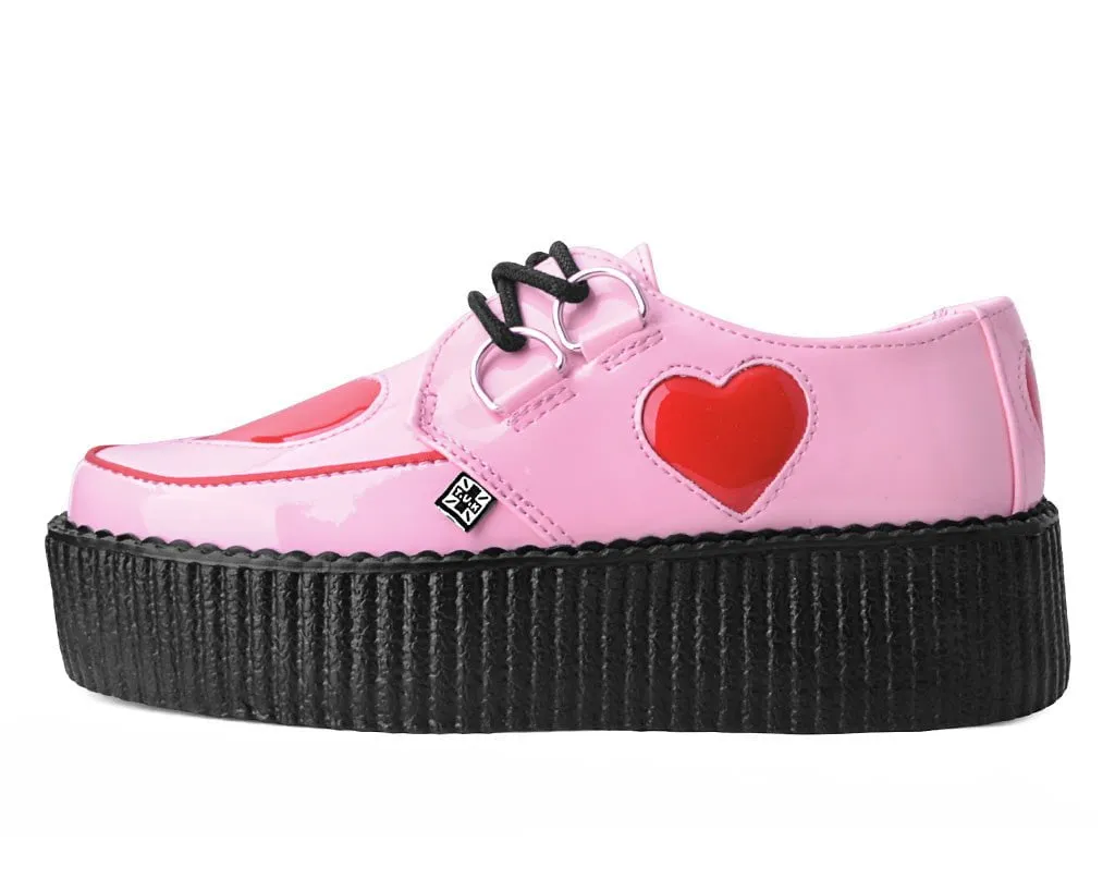 Pink & Red Heart Viva Mondo Creeper