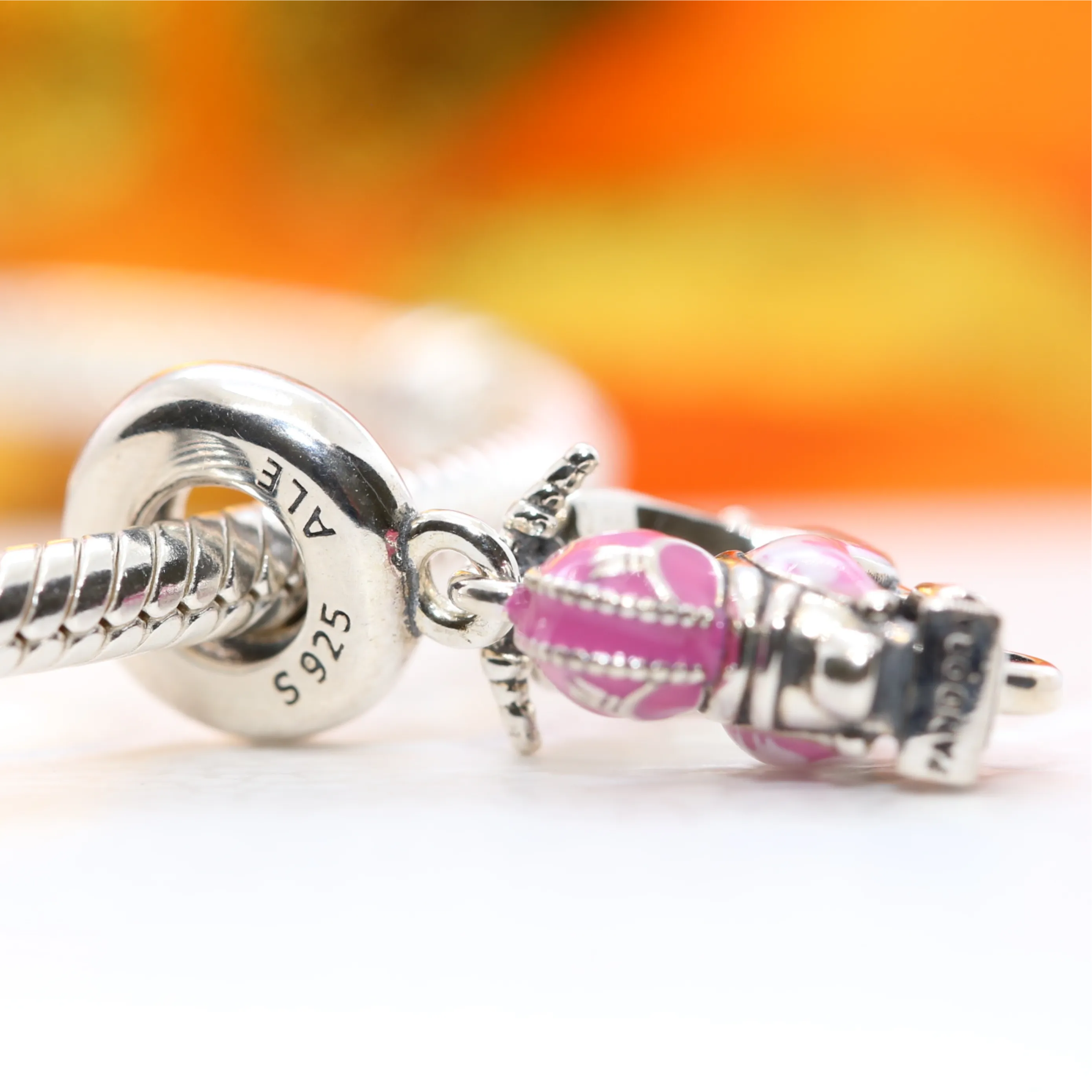 Pink Scooter Charm 791057C01