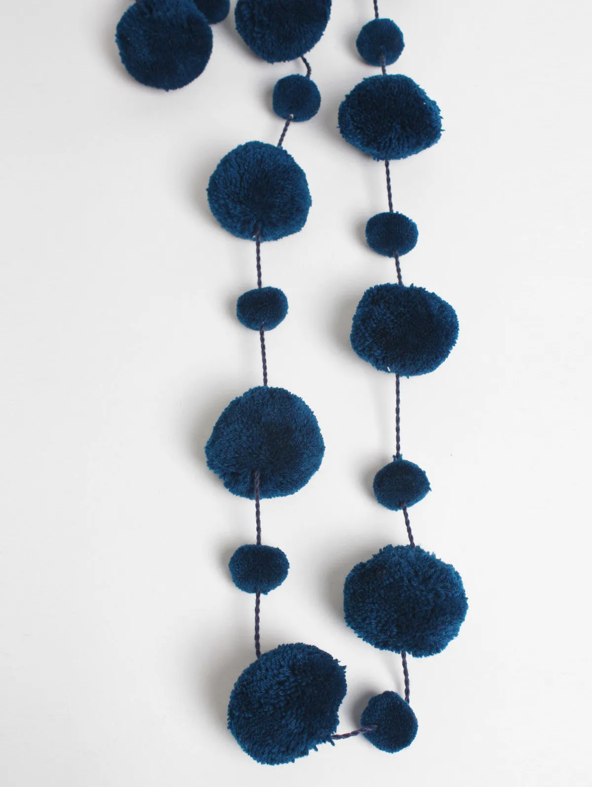 Pom Pom Garland, Indigo