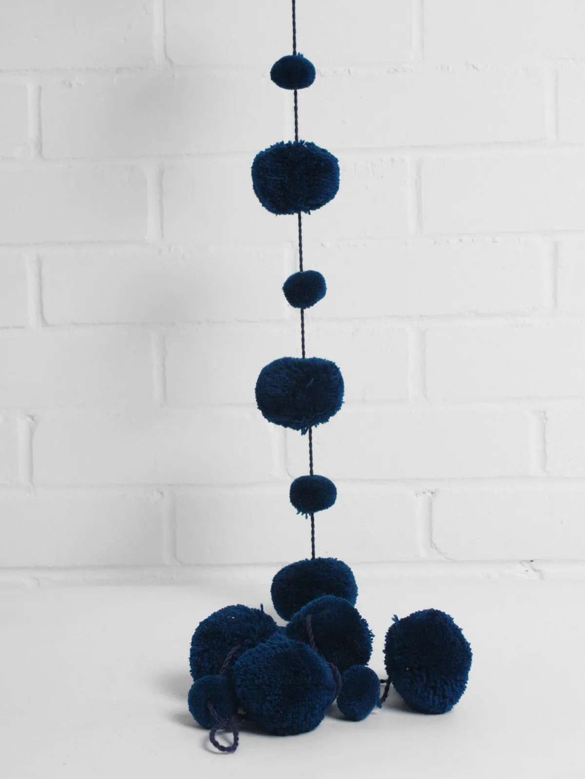 Pom Pom Garland, Indigo