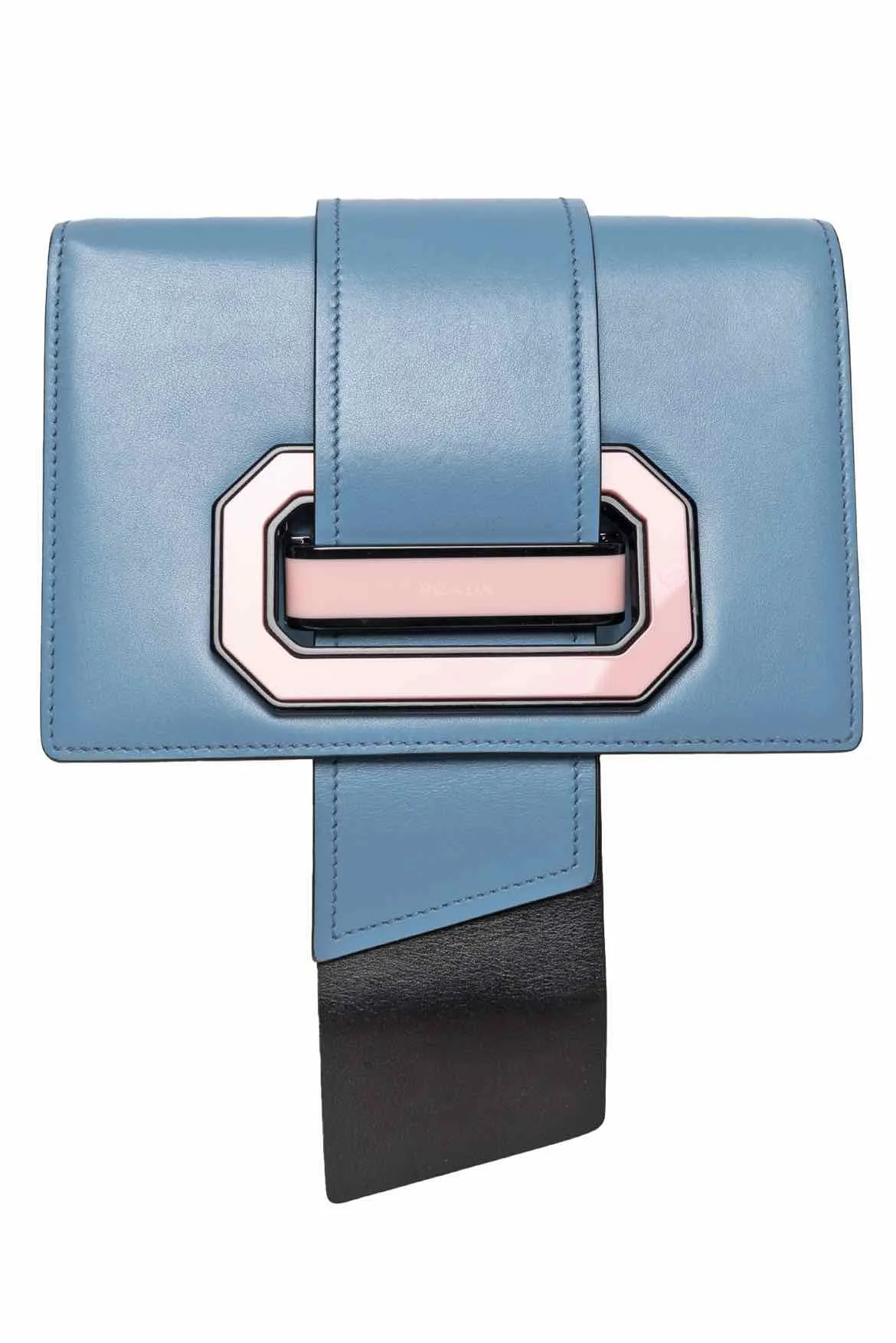 Prada City Calf Plex Ribbon Bag