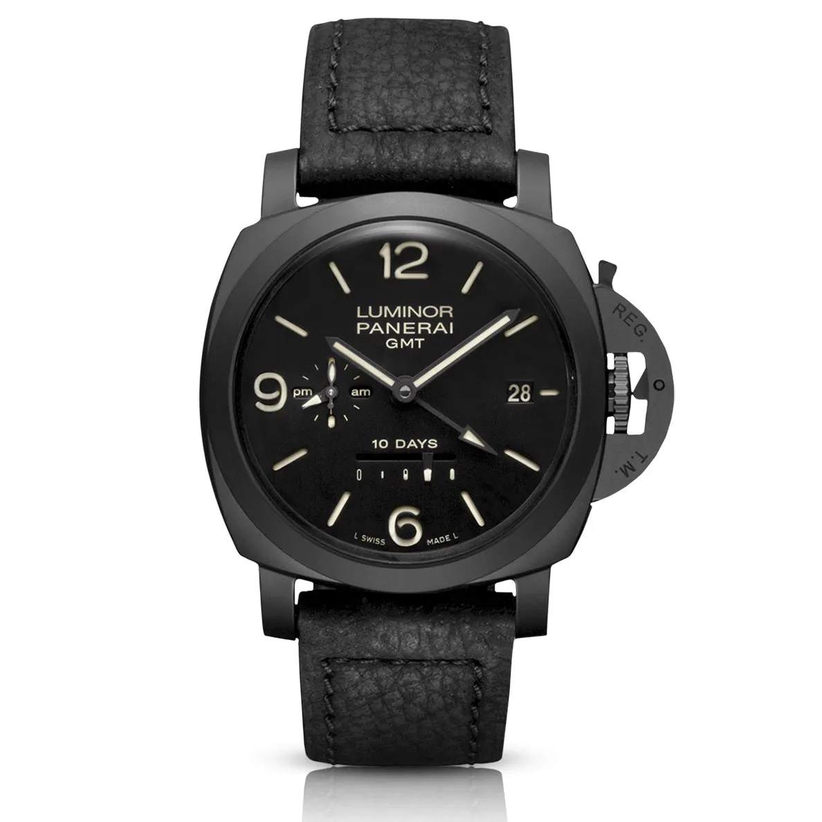 Pre-owned Panerai Luminor GMT 10 Days PAM00335 - 44mm Watch