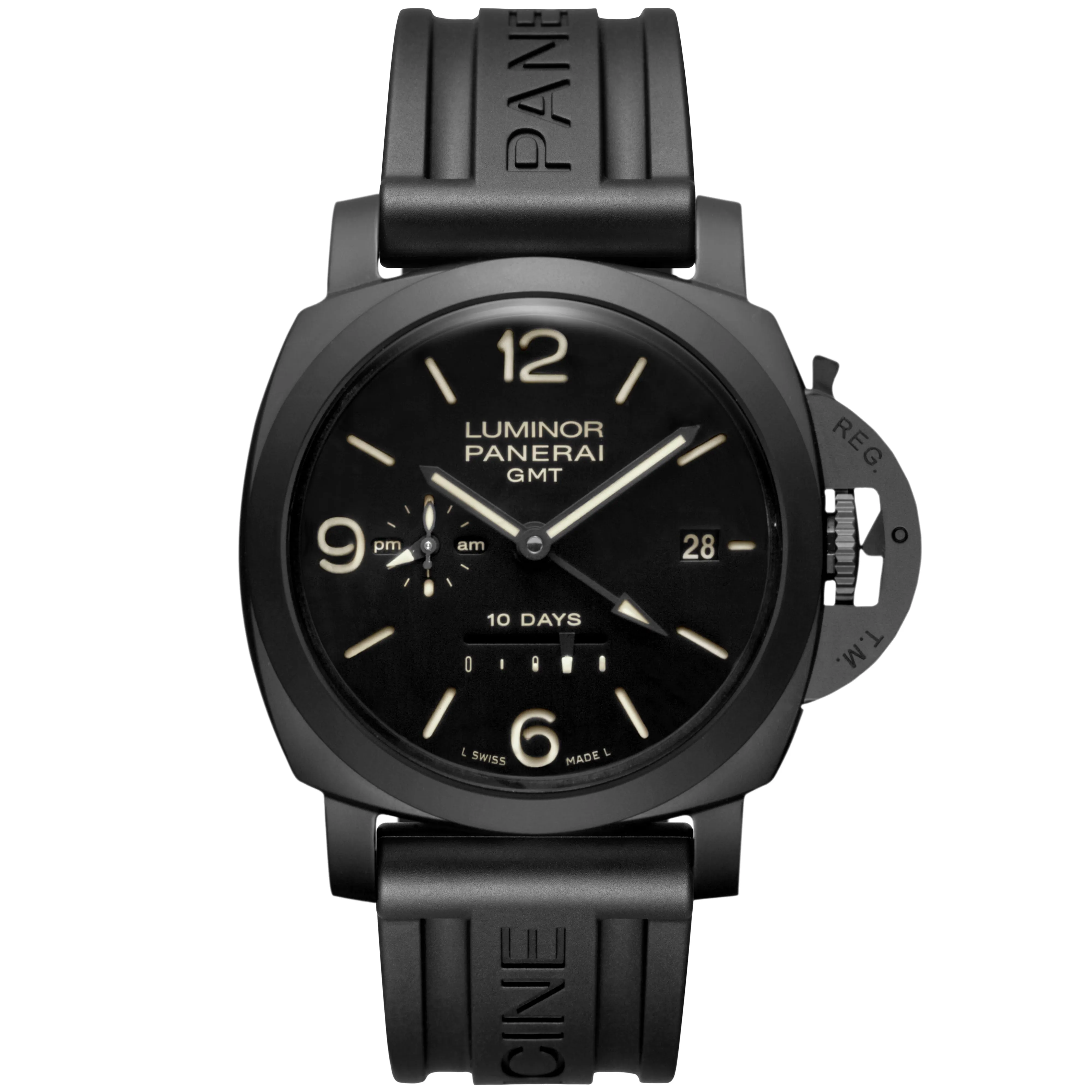 Pre-owned Panerai Luminor GMT 10 Days PAM00335 - 44mm Watch