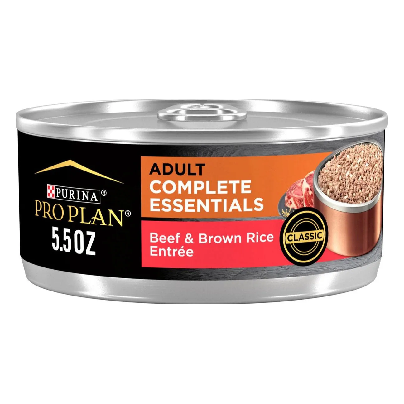 Purina Pro Plan Savor Adult Classic Beef & Brown Rice Entree Canned Dog Food