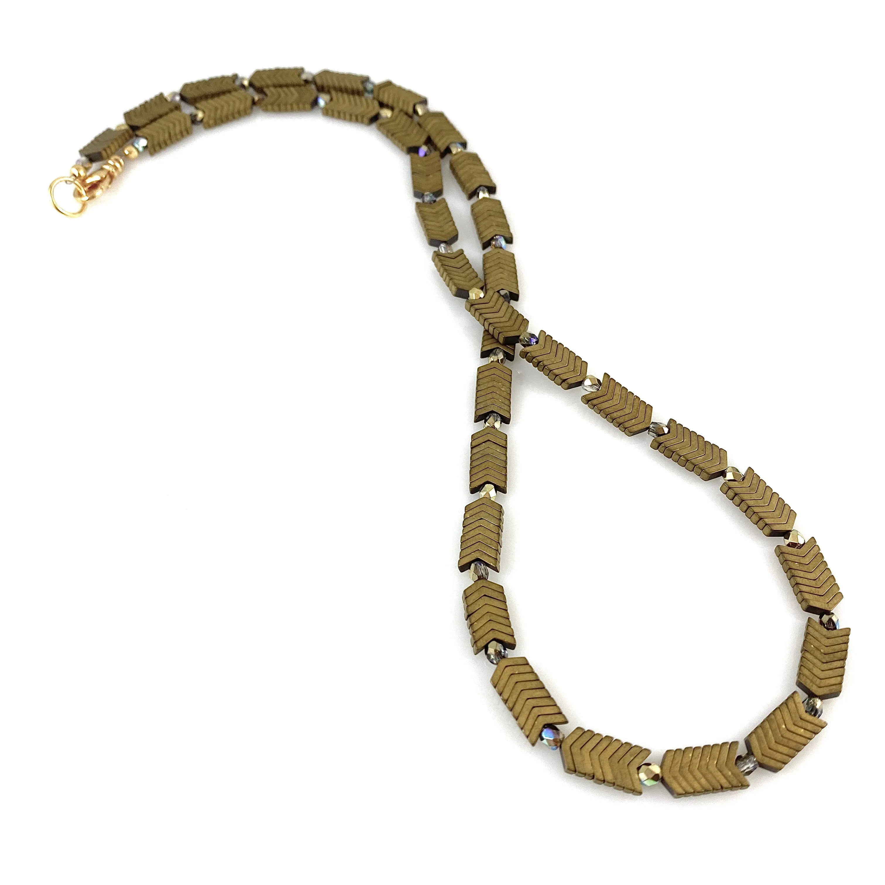 "Gold Train" Necklace