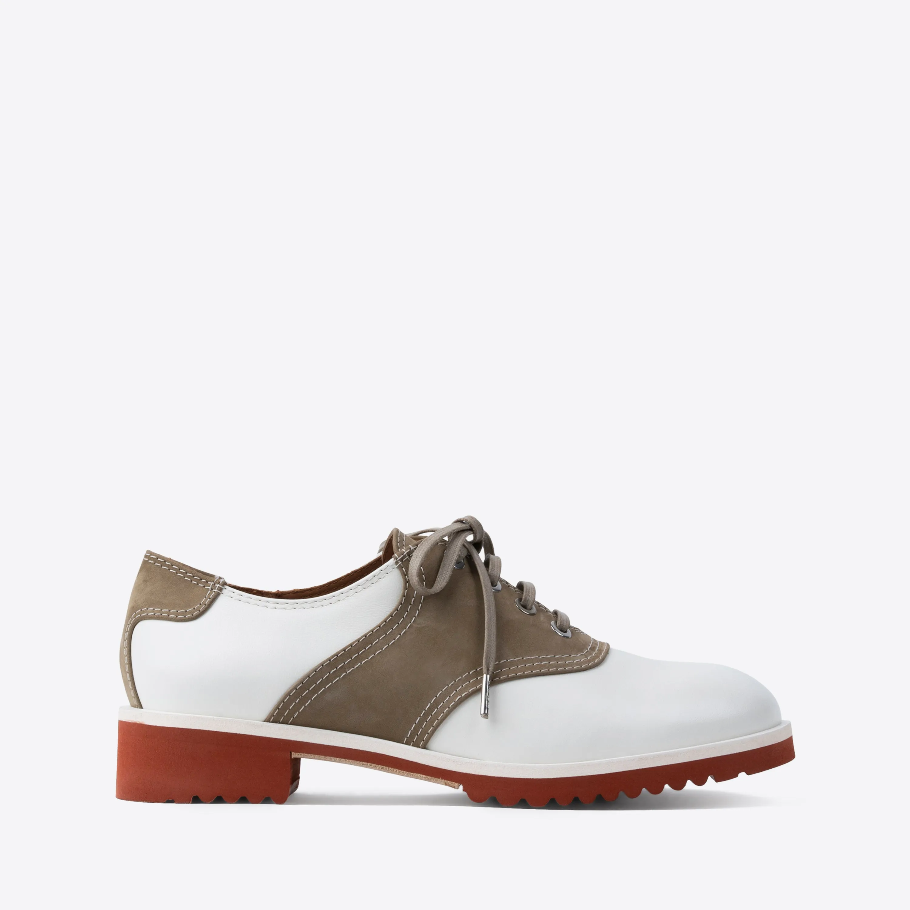 Saddle Shoe Sage White