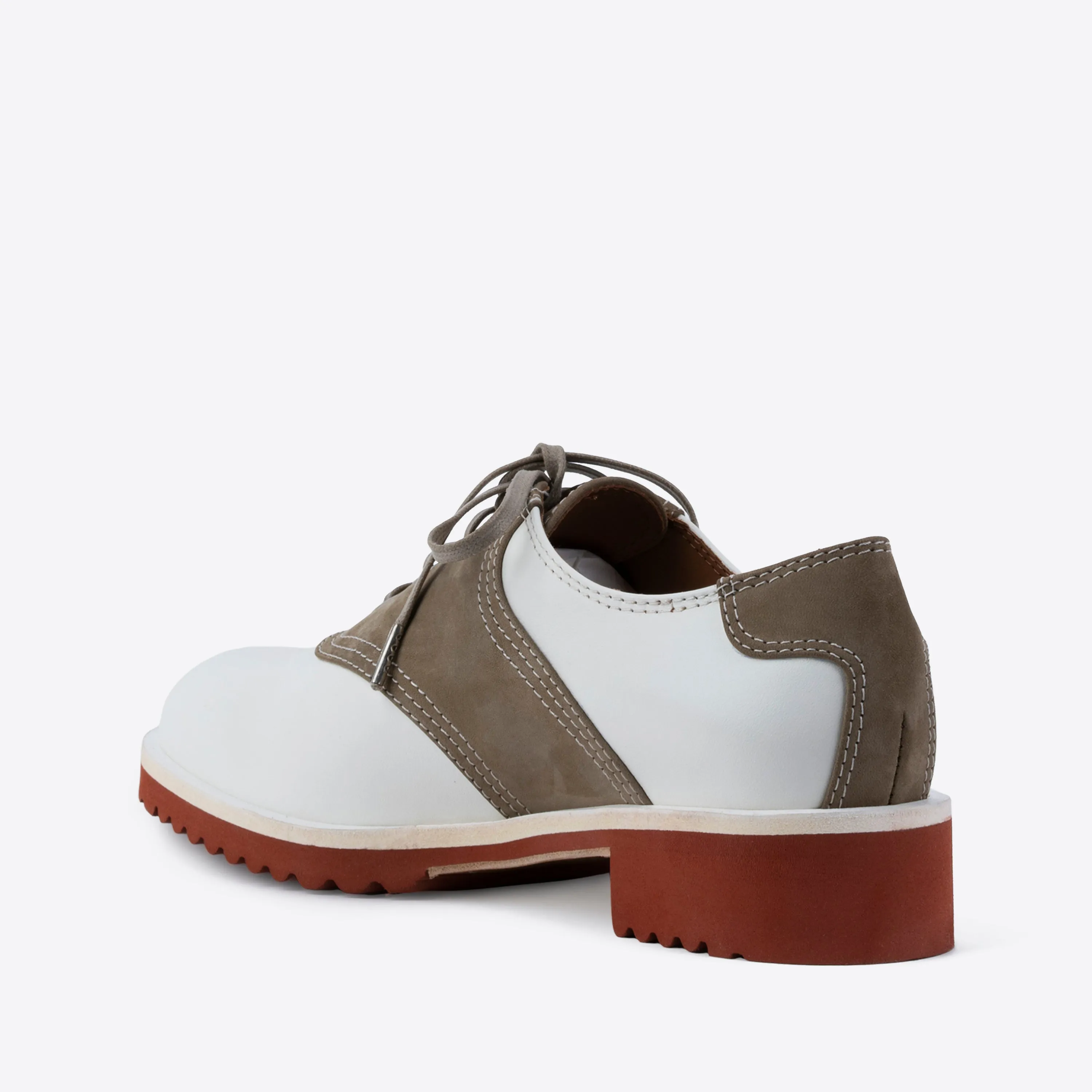 Saddle Shoe Sage White