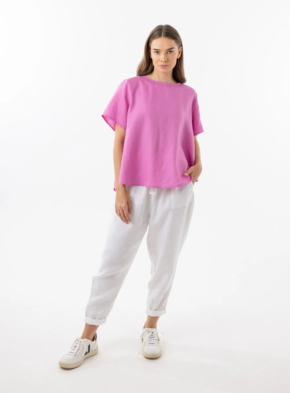 Sadie Top-FUSCHIA