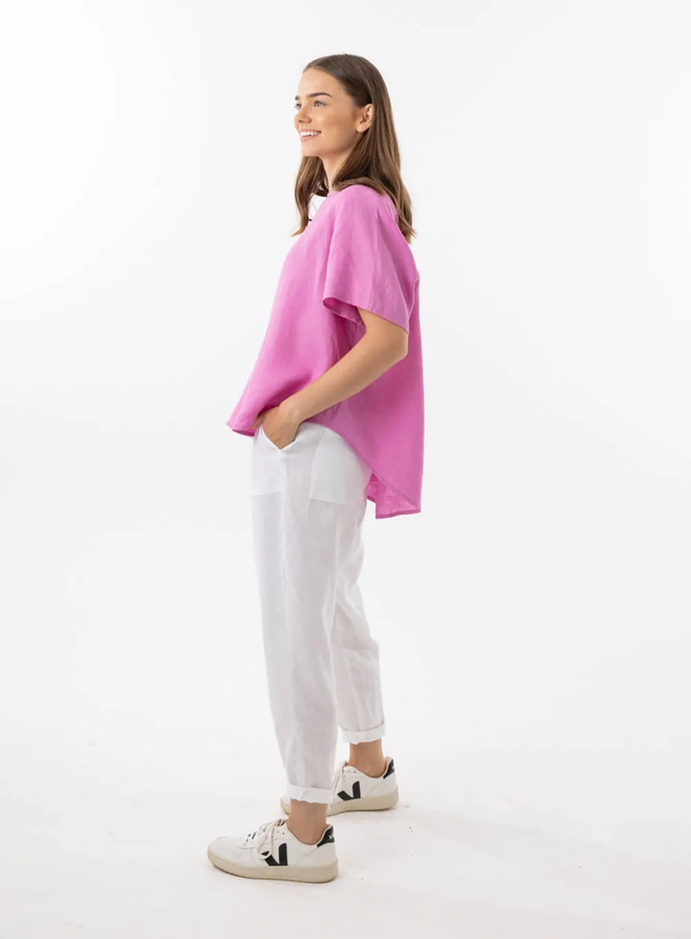 Sadie Top-FUSCHIA