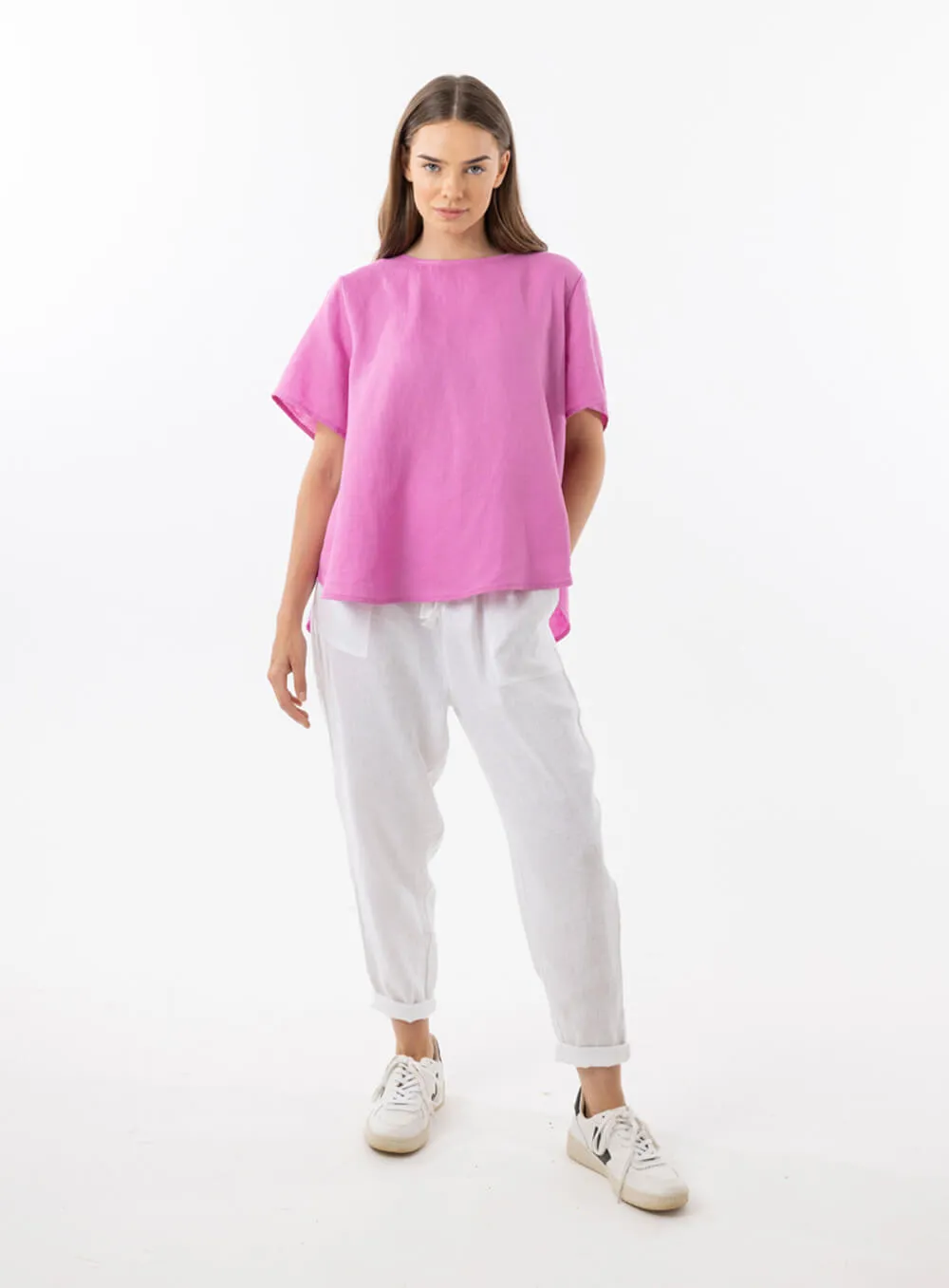 Sadie Top-FUSCHIA