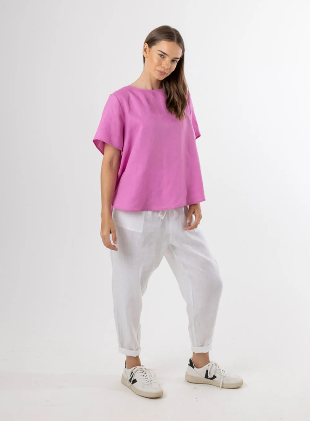 Sadie Top-FUSCHIA