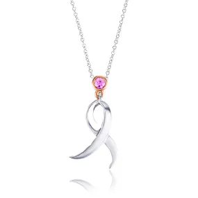 Shining Strength Pink Sapphire Necklace