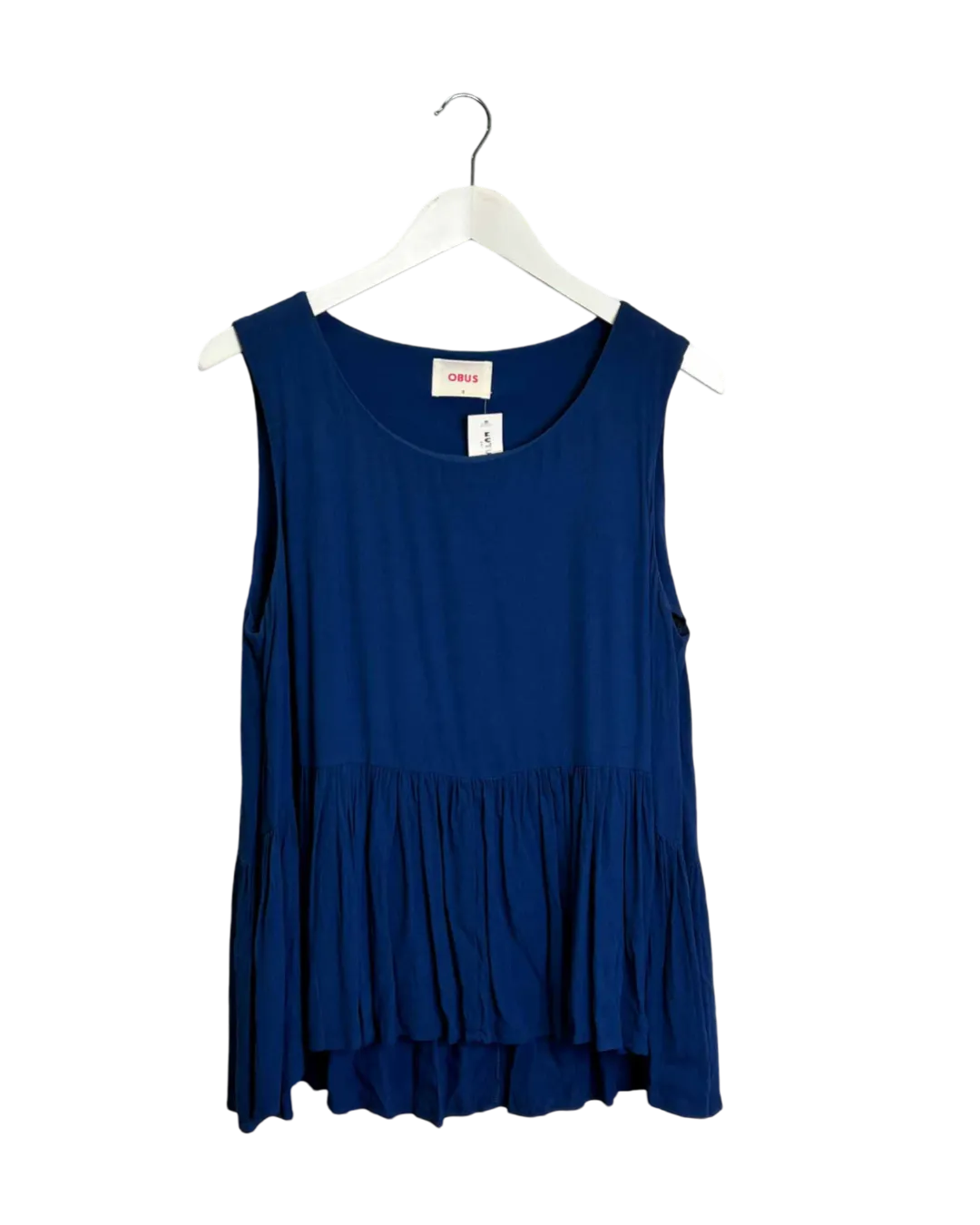 Size 12 - Obus Navy Tank Gathered Top