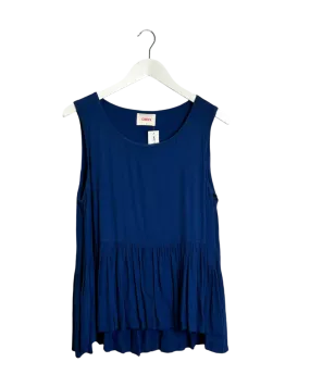 Size 12 - Obus Navy Tank Gathered Top