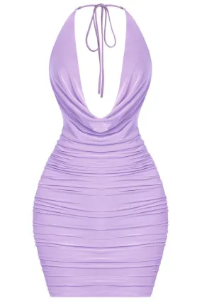 Stacy halter dress (Lavender)