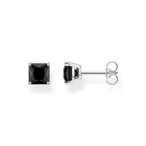 STERLING SILVER MAGIC STONES BLACK ONYX STUD EARRINGS