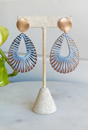 Stolen Romance Earrings in Blue