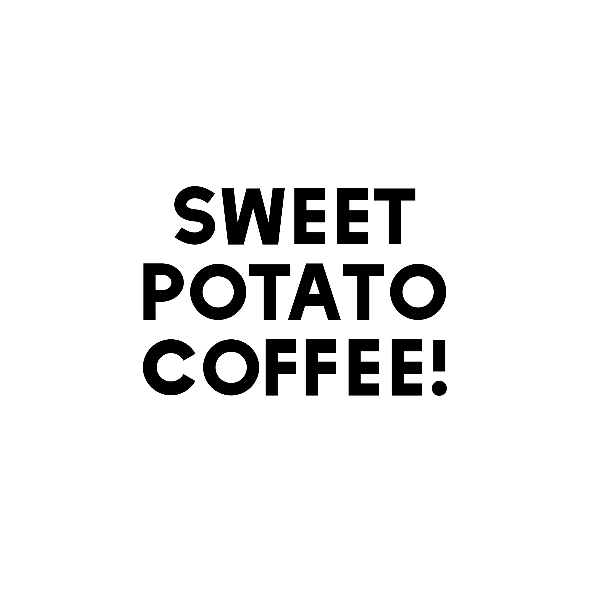 Sweet Potato Coffee!