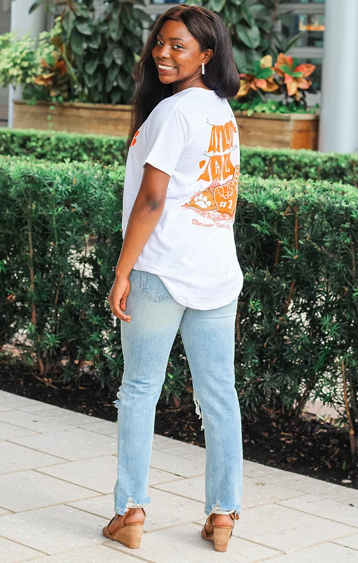 The Clemson "Pennant Hand" Classic Tee