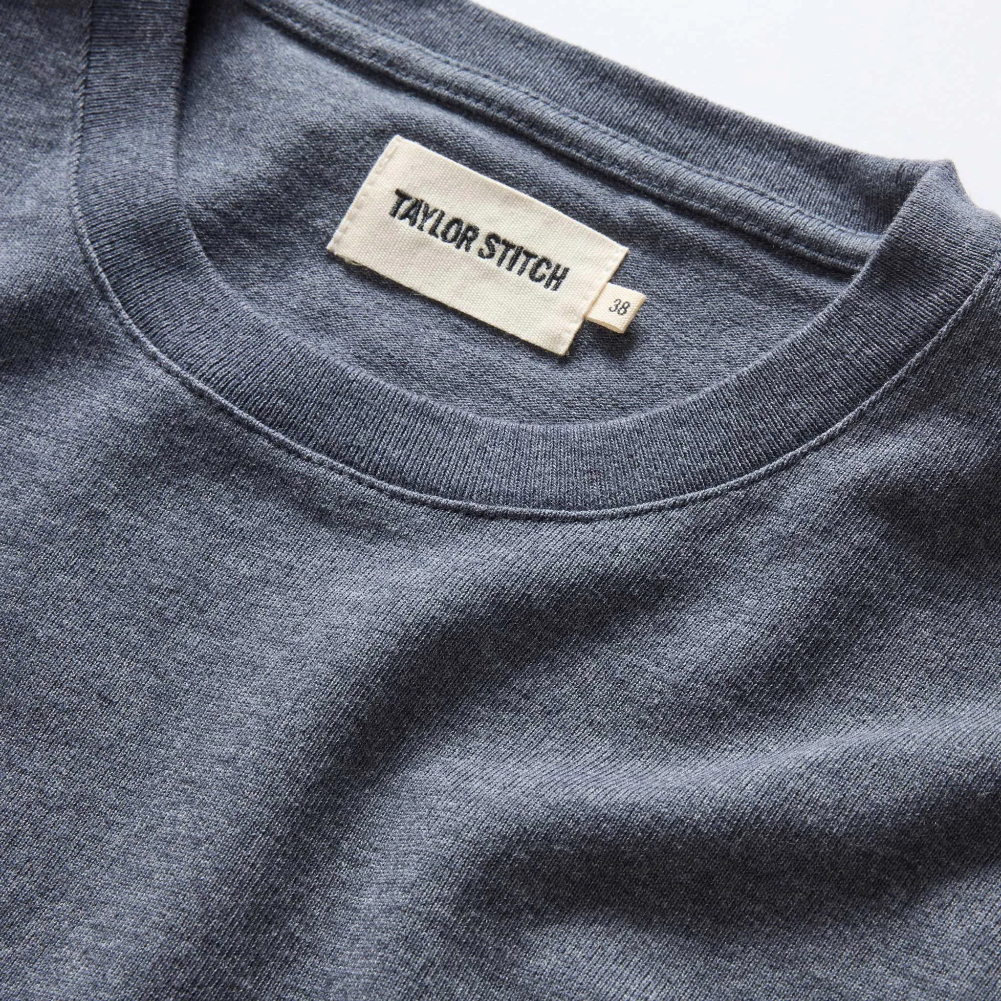 The Heavy Bag Tee in Faded Blue