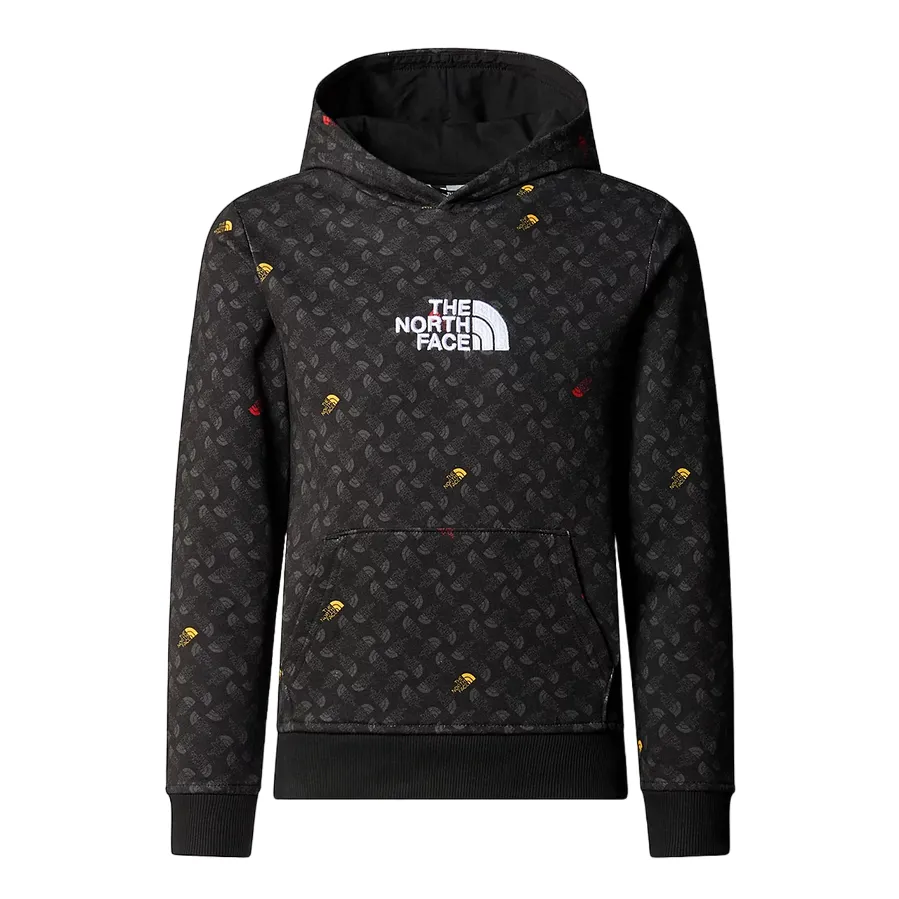 The North Face boys' hoodie in light cotton NF0A886ZU8I black