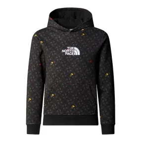 The North Face boys' hoodie in light cotton NF0A886ZU8I black