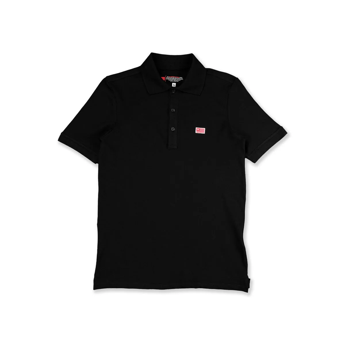 TMC Flag (1 inch) Polo - Black