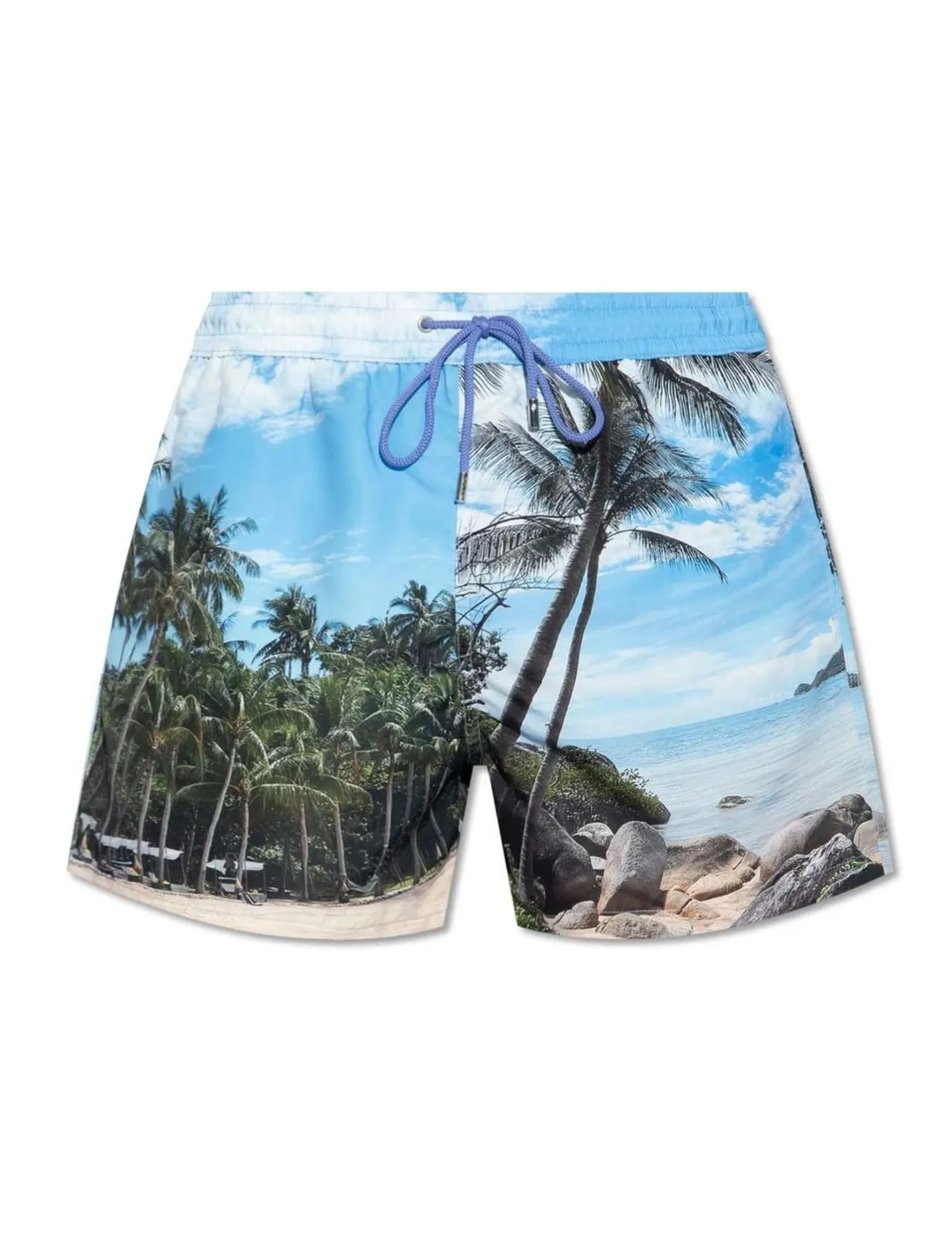 Tropical Print Swim Shorts